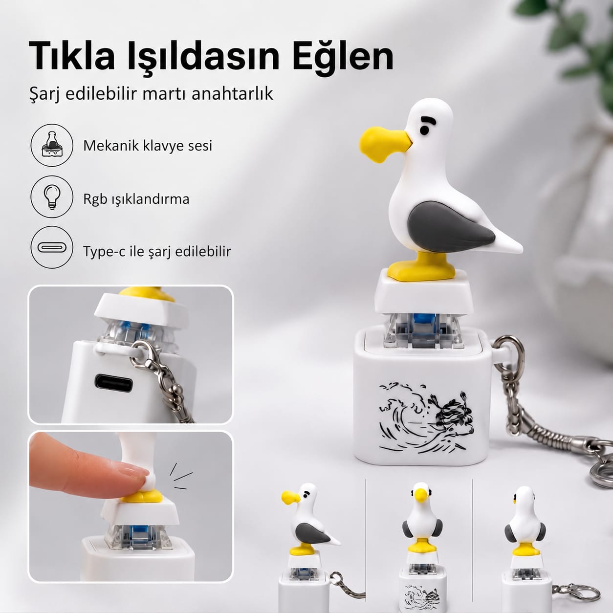 MaynKeys™ Sesli Martı Arkadaşına Alabilceğin En İyi Hediye